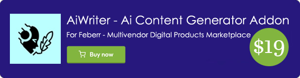 AiWriter - Ai Content Generator For Feberr Addon